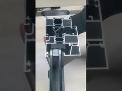 غرفة شمسية خفيفة الوزن صلبة ومخصصة أرضية بلاستيكية غرفة شمسية مع باب منزلق