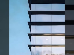 فندق الزجاج الشفاف ستارة الحائط مواد البناء 6mm-19mm سمك