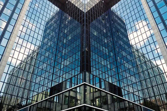 مصنعي جدار الستائر المغطاة باللمنيوم 3D التصميم لتحسين الجمال