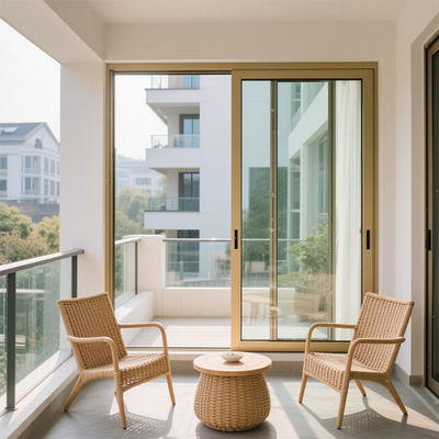 أبواب زجاجية منزلقة من الألومنيوم الفاخر - حلول عصرية موفرة للطاقة للمعيشة الداخلية والخارجية